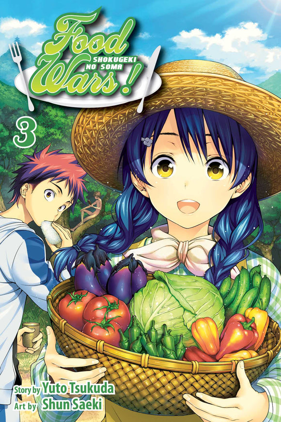 Food Wars!: Shokugeki no Soma Volume 03 Manga Book front cover