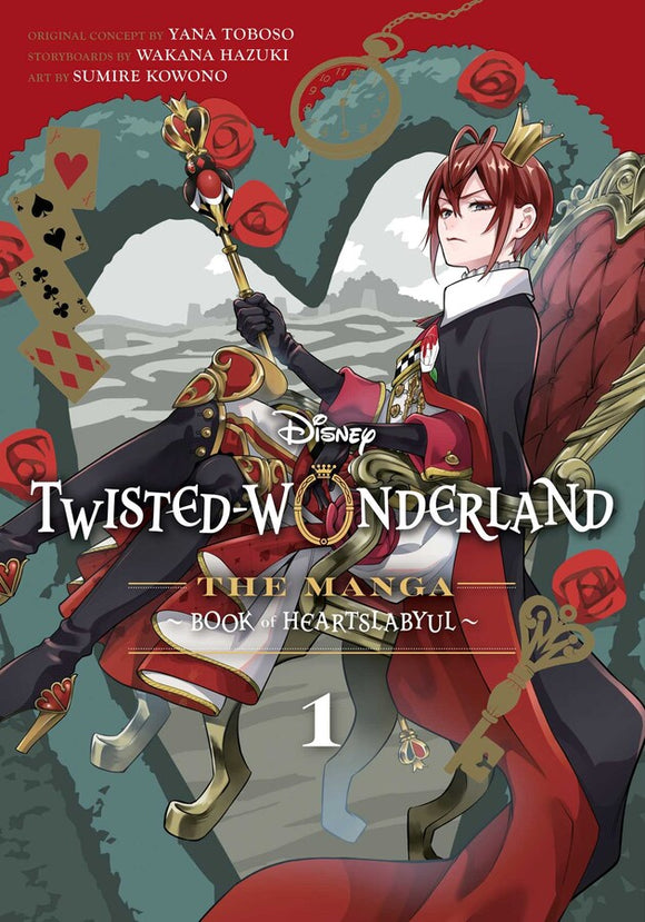 Disney Twisted-Wonderland Volume 01 Manga Book front cover