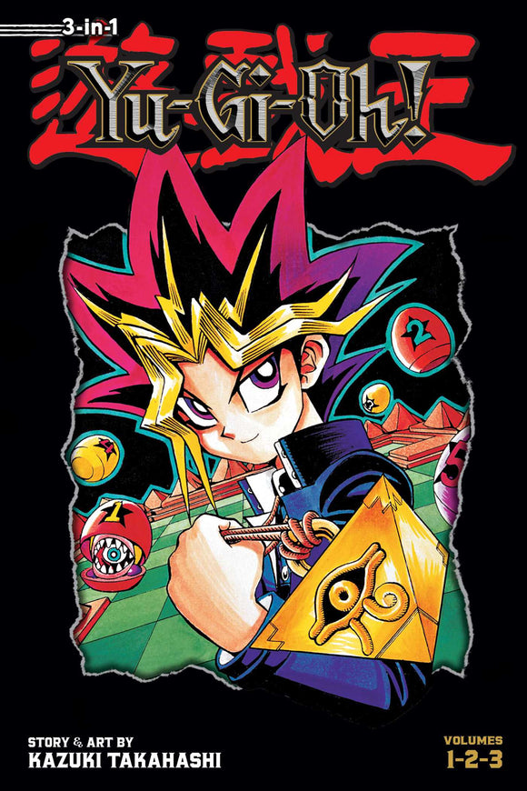 Yu-Gi-Oh! (3-in-1 Edition) Volume 1 Manga Book front cover
