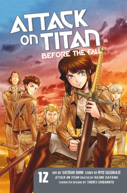Attack on Titan Before the Fall vol 12 Manga Book front cover