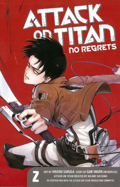 Attack on Titan No Regrets vol 2 Manga Book front cover