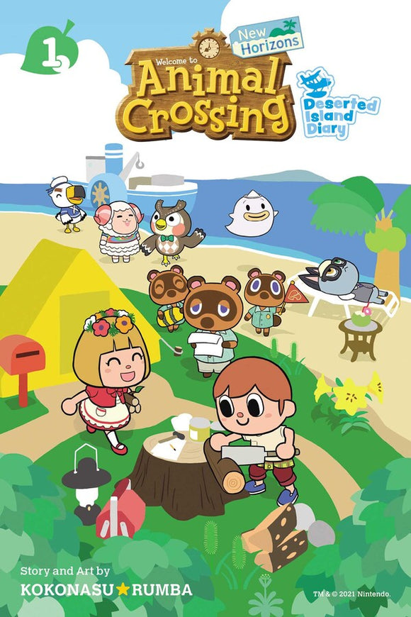 Animal Crossing: New Horizons vol 1 Manga Book front cover