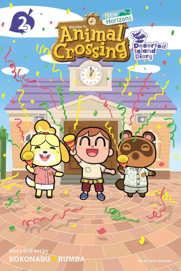 Animal Crossing: New Horizons vol 2 Manga Book front cover