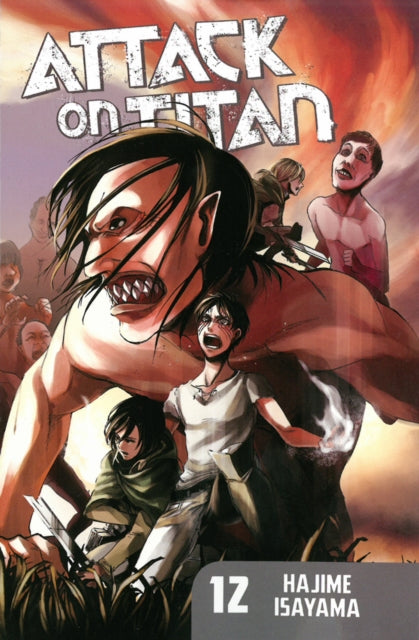 Attack on Titan vol 12 Manga Book front cover