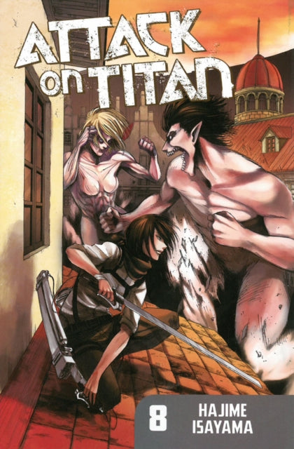 Attack on Titan vol 8 Manga Book front cover