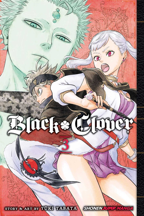 Black Clover vol 3 Manga Book front cover
