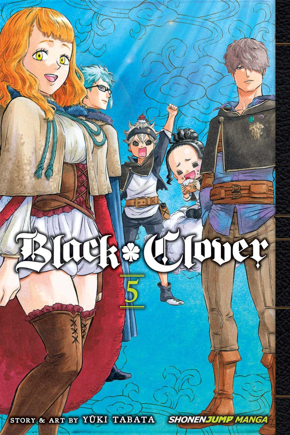 Black Clover vol 5 Manga Book front cover 
