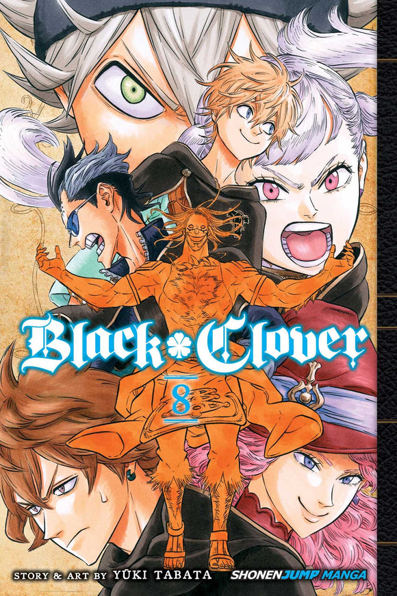 Black Clover vol 8 Manga Book front cover
