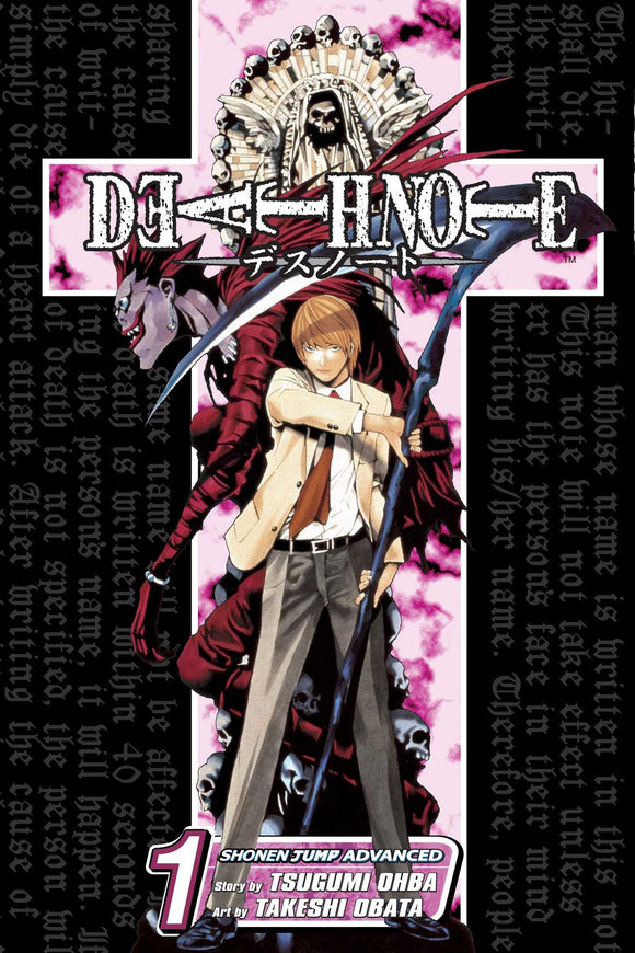 Death Note vol 1 Manga Book front cover