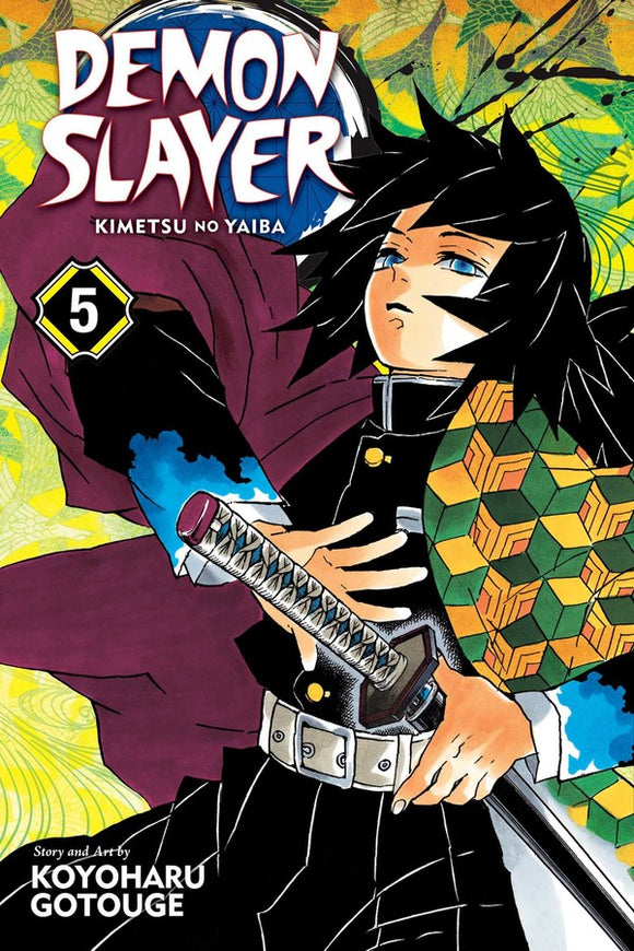 Demon Slayer: Kimetsu No Yaiba Vol 5 Manga Book front cover