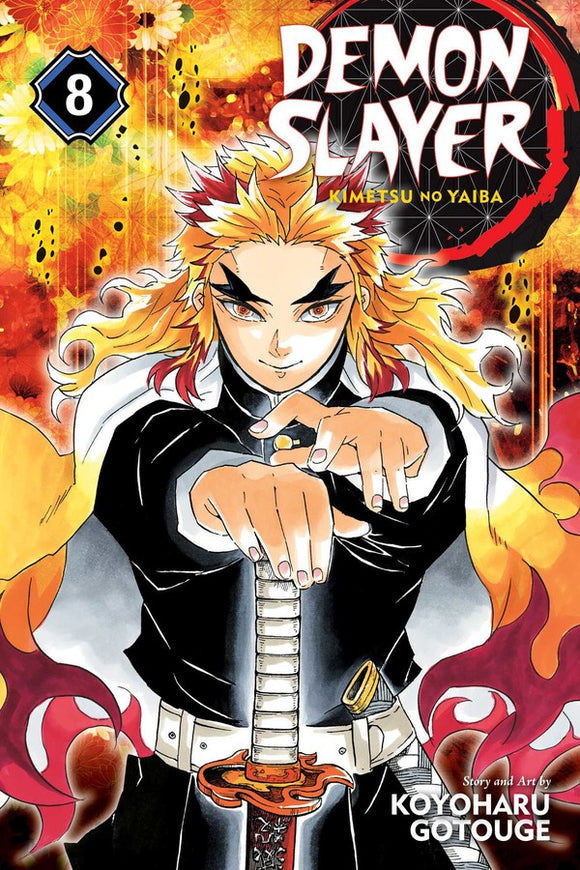 Demon Slayer vol 8 Manga Book front cover