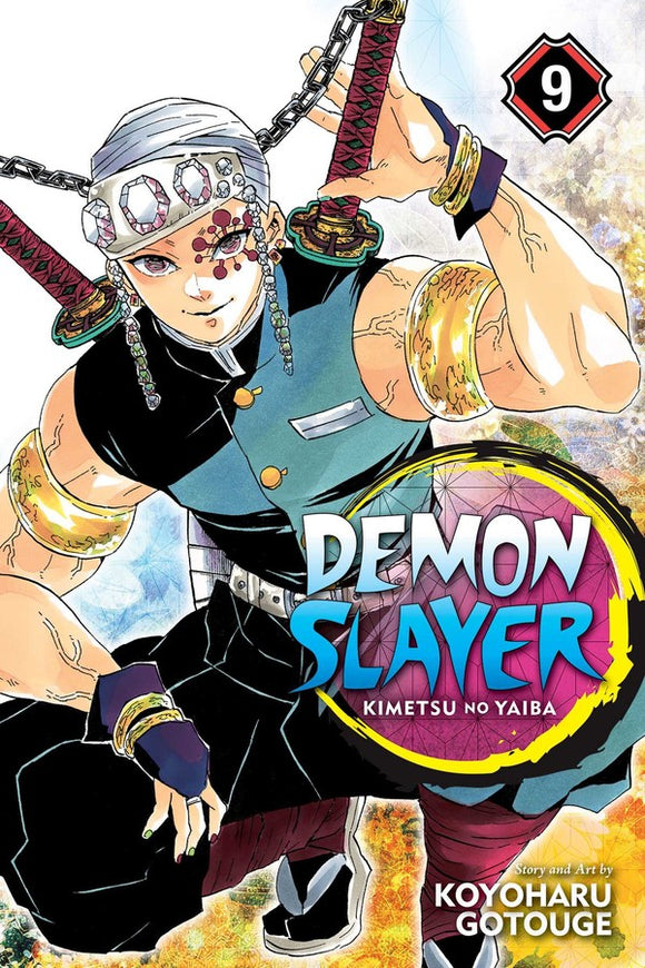 Demon Slayer vol 9 Manga Book front cover