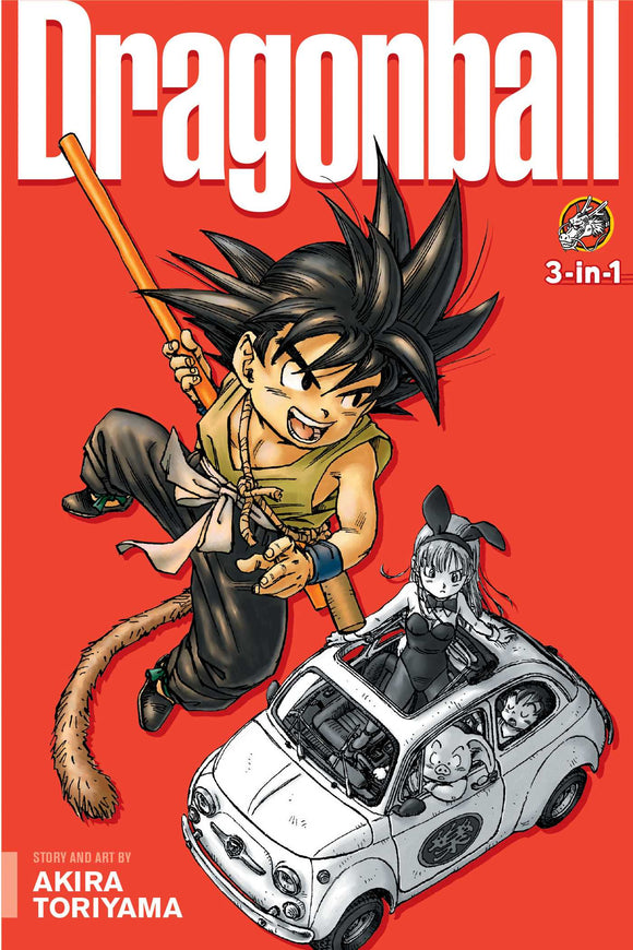 Dragon Ball (3-in-1 Edition) vol 1 Manga Book front cover