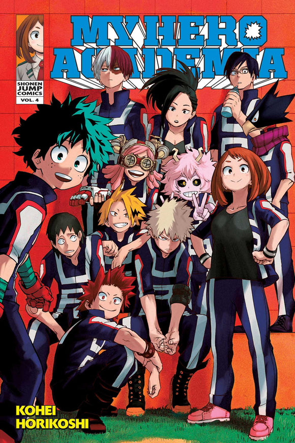 My Hero Academia Vol 4 Manga Book front cover