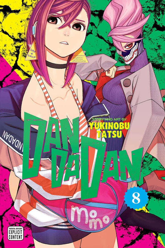 Dandadan vol 8 front cover manga book
