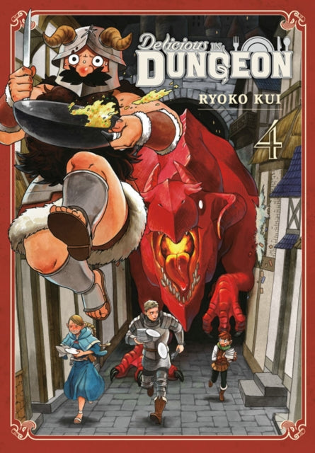 Delicious in Dungeon vol 4 front cover manga book