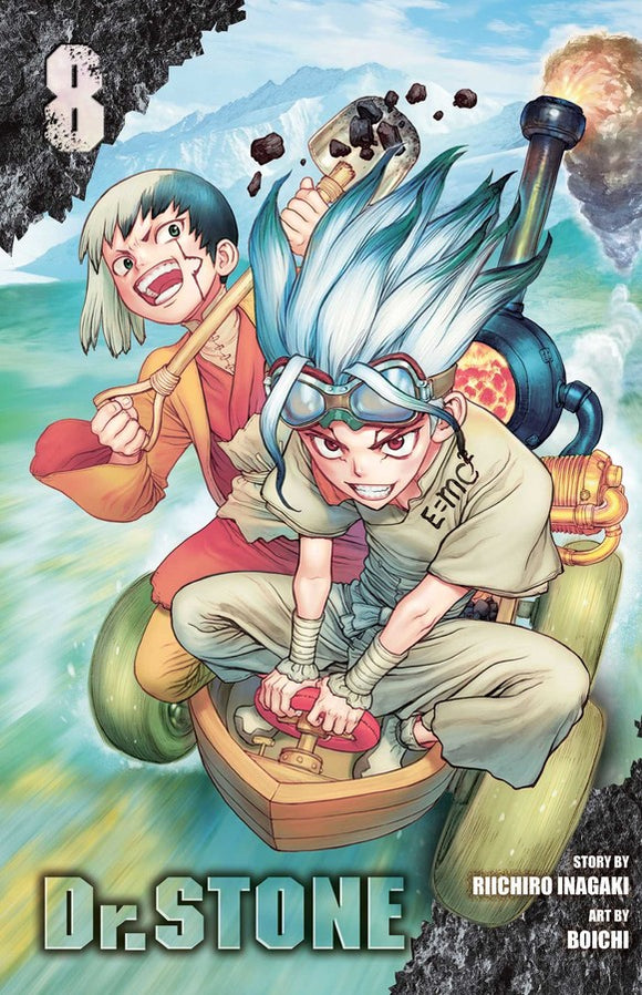 Dr Stone vol 8 Manga Book front cover