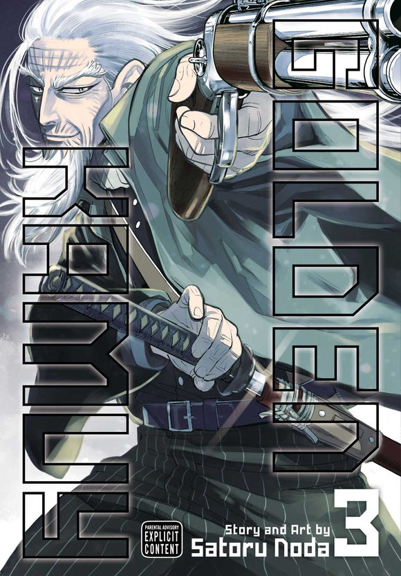 Golden Kamuy vol 3 Manga Book front cover