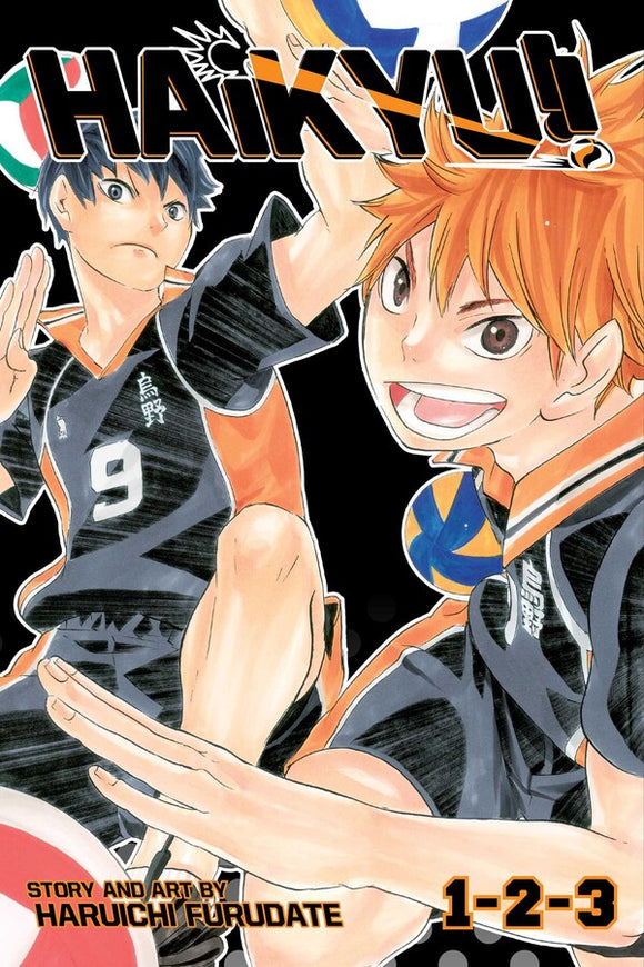 Haikyu!! 3-in-1 Edition Volume 01 Manga Book front cover