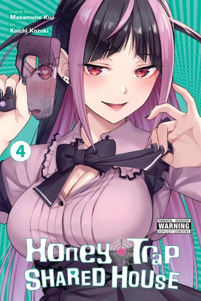 Honey Trap Shared House vol 4 front cover manga book