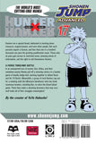 Hunter x Hunter vol 17 Manga Book back cover