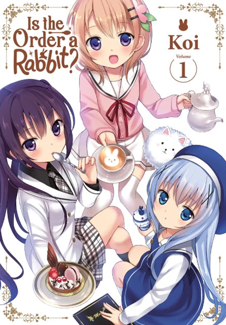 Is the Order a Rabbit vol 1 front cover manga book