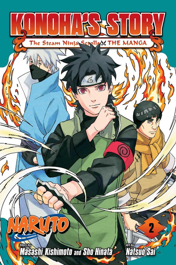 Naruto: Konoha's Story—The Steam Ninja Scrolls: The Manga Volume 02 Manga Book front cover