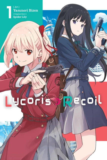 Lycoris Recoil vol 1 front cover manga book