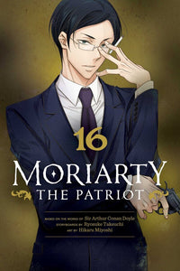 Moriarty the Patriot Volume 16 Manga Book front cover