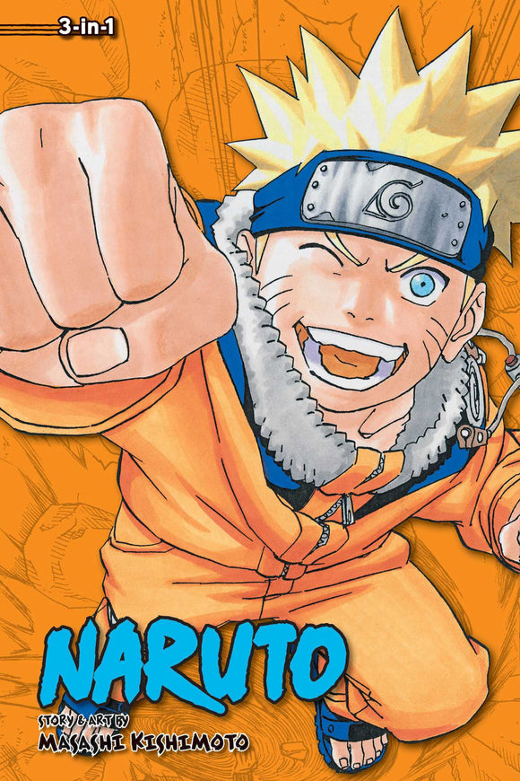 Naruto 3 in 1 vol 7 front cover manga book