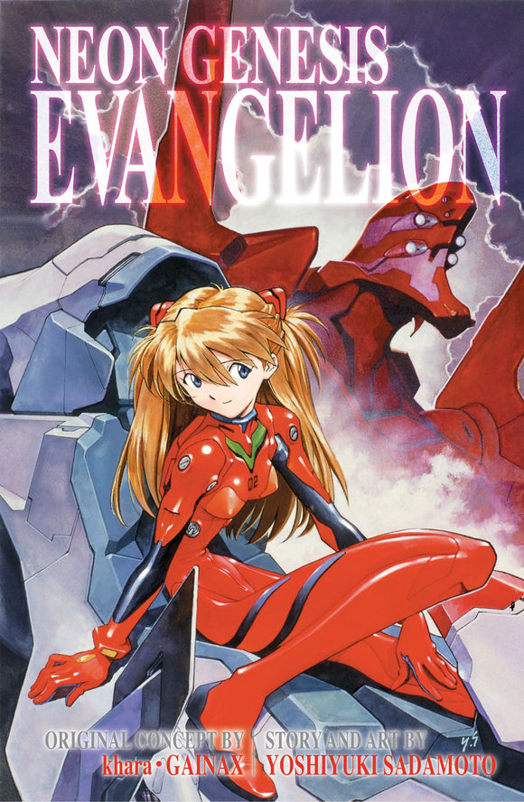 Neon Genesis Evangelion 3-in-1 Edition Volume 03 Manga Book front cover