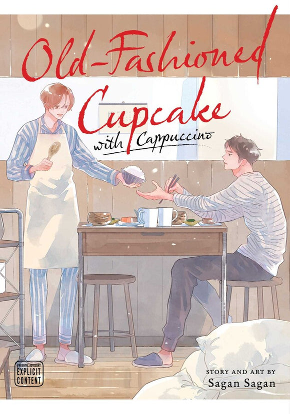 Old-Fashioned Cupcake with Cappuccino Manga Book front cover