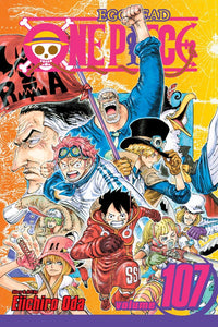 One Piece Volume 107 manga book front cover