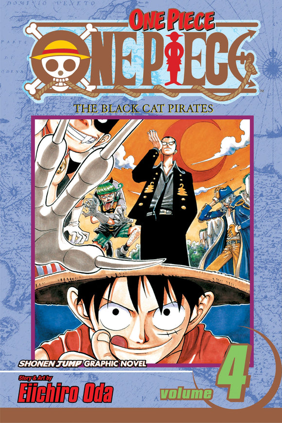 One Piece vol 4 Manga Book front cover