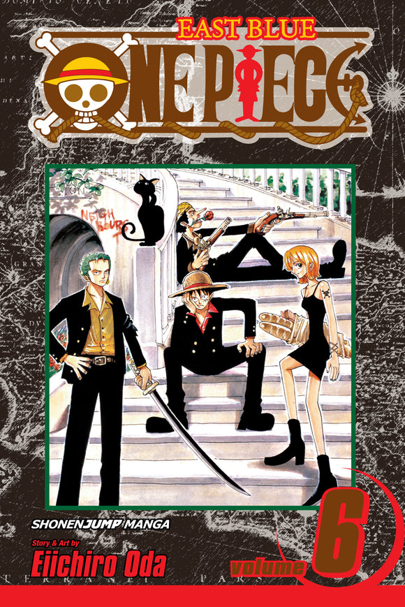 One Piece vol 6 Manga Book front cover