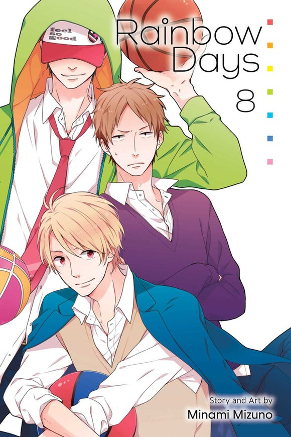 Rainbow Days vol 8 Manga Book front cover