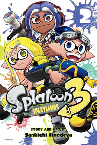 Splatoon 3 Splatlands vol 2 front cover manga book
