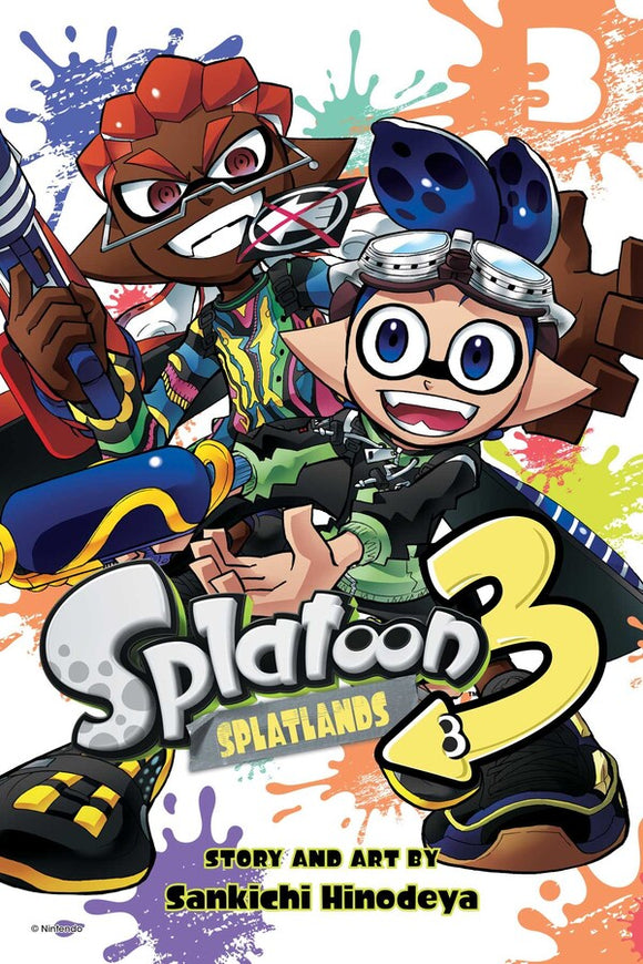 Splatoon 3: Splatlands Volume 03 Manga Book front cover