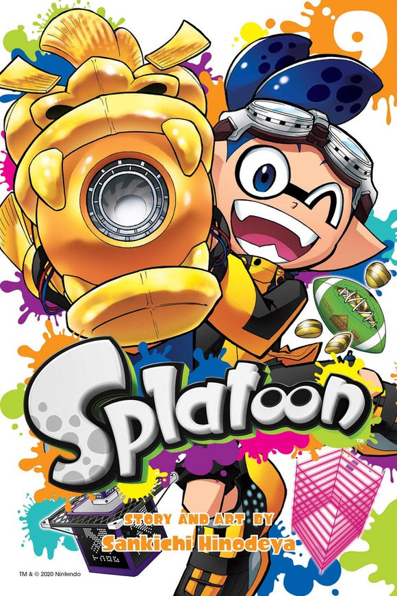 Splatoon vol 9 Manga Book front cover
