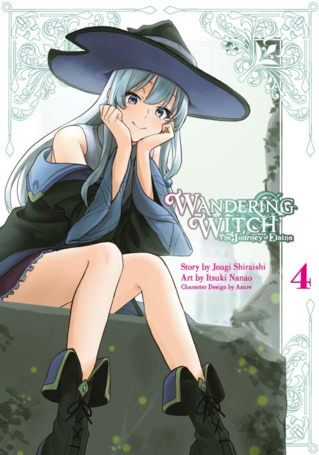 Wandering Witch The Journey of Elaina vol 4 front cover manga book