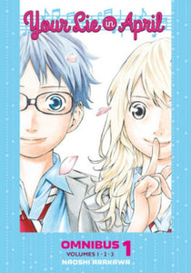 Your Lie in April Omnibus vol 1 front cover manga book