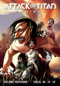 Attack on Titan Omnibus 4 Manga Book front cover