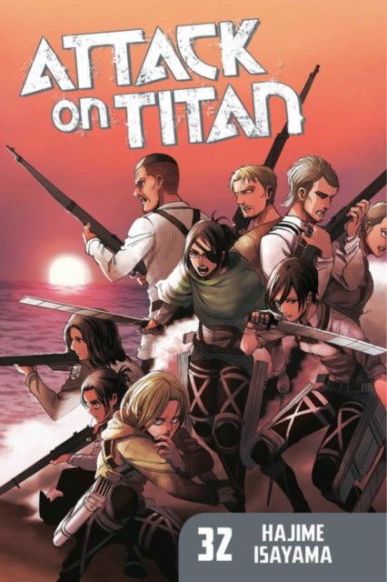 Attack on Titan vol 32 Manga Book front cover