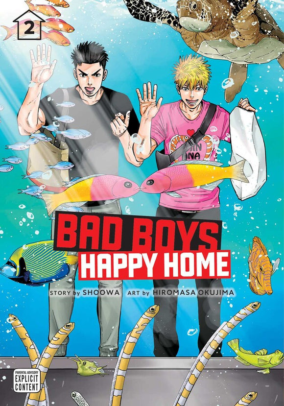 Bad Boys Happy Home vol 2 Manga Book front cover