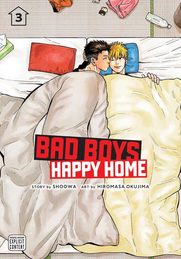 Bad Boys Happy Home Vol 3 Manga Book front cover