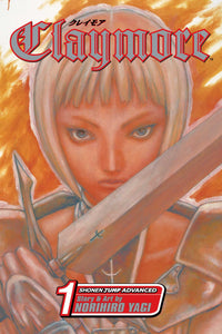 Claymore vol 1 Manga Book front cover