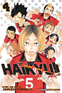 Haikyu!! vol 4 Manga Book front cover