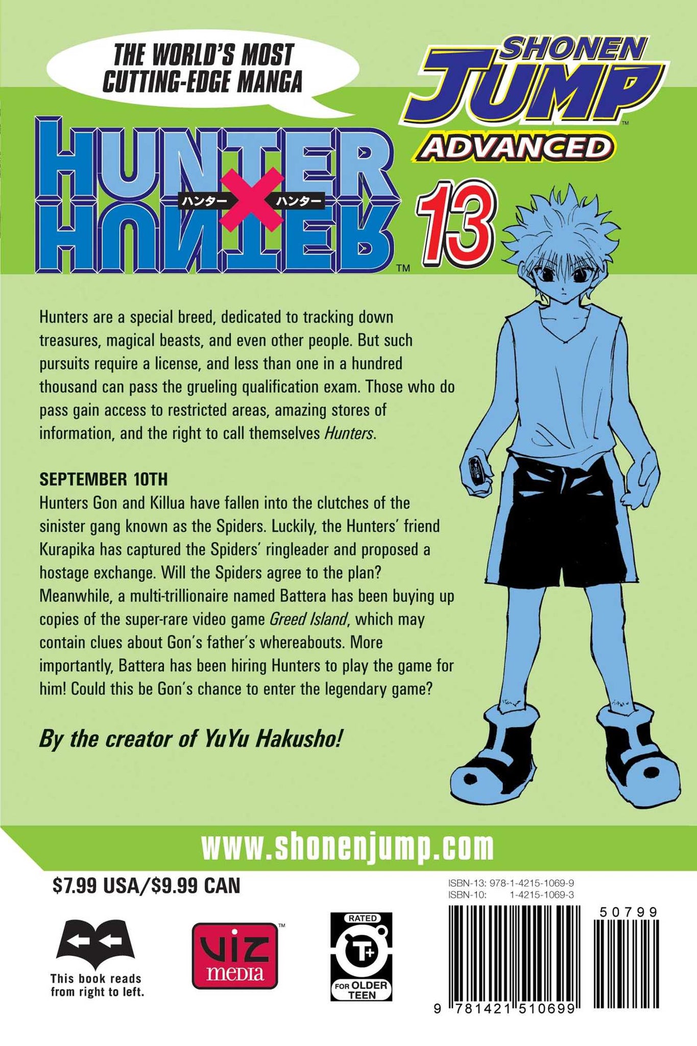 Hunter x Hunter Volume 13 | Mangamanga UK Manga Shop – Mangamanga 