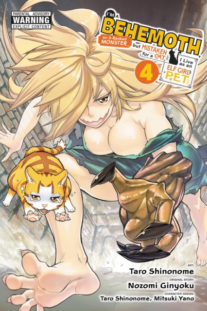 I'm a 'Behemoth,' an S-Ranked Monster but Mistaken for a Cat, I Live as an Elf Girl's Pet vol 4 Manga Book front cover