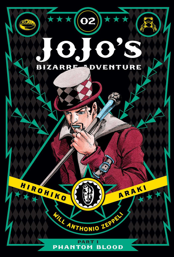 JoJo's Bizarre Adventure: Part 1 Phantom Blood vol 2 Manga Book front cover